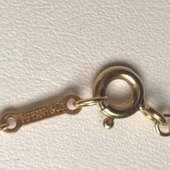 Tiffany & Co Paloma Picasso 18K Gold Mini Graffiti X Necklace - Stacks Well - Picture 5 of 6